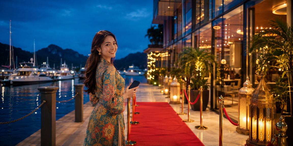 Pengalaman kasino mudah alih dengan tema batik Langkawi yang cantik dan antara muka bersih